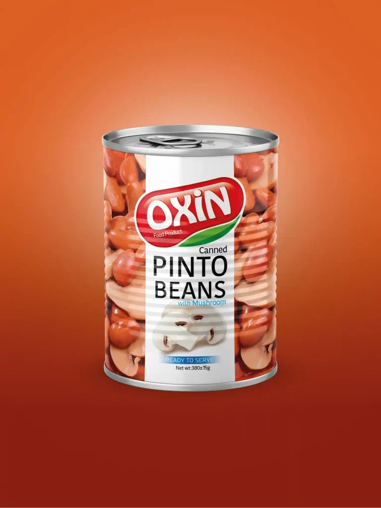 Oxin Canned pinto beans with mushrooms
